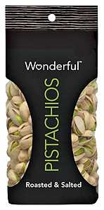 Wonderful WPIST Snack, Pistachio, 5 oz Bag