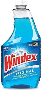 Windex 30772 Glass Cleaner, 950 mL, Liquid, Blue