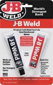 J-B Weld 8265S Cold Weld Epoxy, Dark Gray, Solid, 2 oz Tube