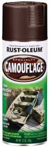 Specialty 1918830 Camouflage Spray Paint, Ultra Flat, Earth Brown, 12 oz Can