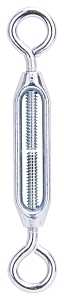 ProSource LR327 Turnbuckle, 3/16 in Thread, Eye, Eye, 5-1/2 in L Take-Up, Aluminum