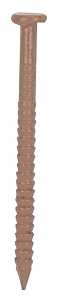 ProSource NTP-079-PS Panel Nail, 16D, 1 in L, Steel, Painted, Flat Head, Ring Shank, Oak, 171 lb
