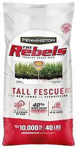 The Rebels 100543731 Grass Seed, 40 lb Bag