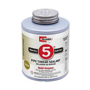 Rectorseal 25431 Thread Sealant, 1 pt, Can, Paste, Yellow