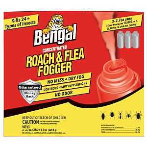 Bengal 55201 Roach and Flea Fogger, 18,000 cu-ft Coverage Area