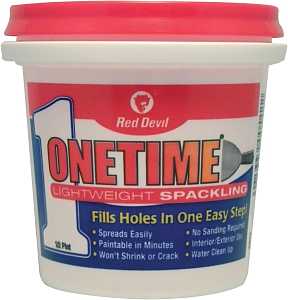 Red Devil 0542 Spackling Compound, Latex, White