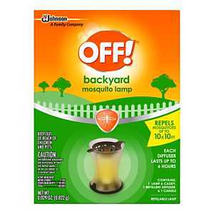 OFF! 76087 Mosquito Repellent Lamp, Compositions: 9.10% Metofluthrin