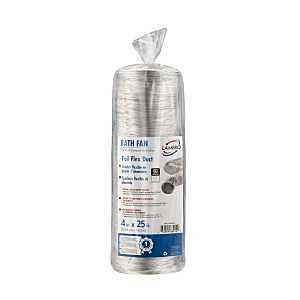 Lambro 414 Flexible Air Connector, 4 in, 25 ft L, Aluminum