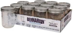 Bernardin 20500 Wide Mouth Mason Jar, 500 mL