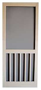 Screen Tight W5BAR32 Screen Door, Natural Light Brown