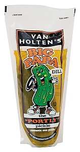 Van Holtens Big Papa Series DILL12 Jumbo Pickle, Hearty Dill Flavor, 13.2 oz Case