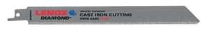 Lenox Diamond 10833800RDG Reciprocating Saw Blade, 3/4 in W, 8 in L, Diamond Cutting Edge