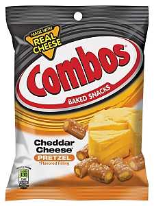 Combos MMM42005 Snacks, Cheddar Cheese Flavor, 6.3 oz Bag