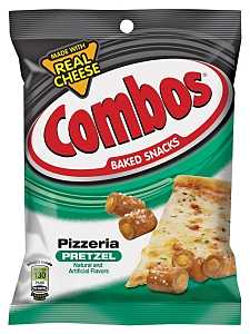 Combos MMM42006 Pizzeria Snacks, Pizza Flavor, 6.3 oz Bag