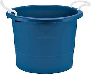 United Solutions TU0014 Utility Tub, 20 gal Capacity, Plastic, Blue