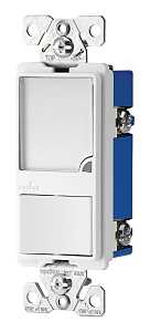 Eaton Cooper Wiring Patrol Series 7738W-K Night Light, 4.19 in L x 1.3 in W x 1.08 in D Dimensions, 15 A, White Light