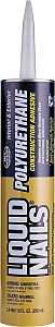 Liquid Nails LN-950 Polyurethane Adhesive, Tan, 10 oz Cartridge