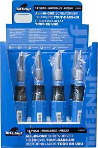 Tuf-E-Nuf 01892S Multi-Bit Screwdriver, Includes: Plastic Holster