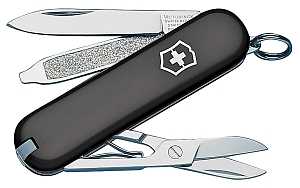 Victorinox 53003 Pocket Knife, 7-Function, Black Handle
