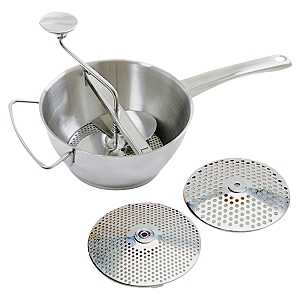 Norpro 595 Food Mill, 2 qt, Manual Power, Stainless Steel