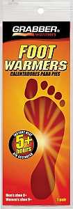 Grabber Warmers FWSMES Non-Toxic Foot Warmer, Specifications: 95 deg F Average, 5 hr Continuous Warmth, S/M Size