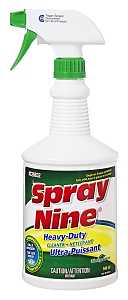 Spray Nine C26832 Germicidal Cleaner/Degreaser, 946 mL, Liquid, Citrus, Clear