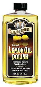 Parker & Bailey 510664U Oil Polish, 16 oz, Light Yellow, Liquid, Lemon