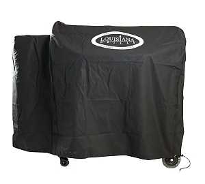 Louisiana Grills 53570 Grill Cover, For: CS 570 and LG900 Gills, 24 in W, 38 in H, Polyurethane, Black
