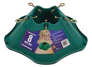 Jack-Post 508-ST Natural Tree Stand, 7 in H, Plastic, Green