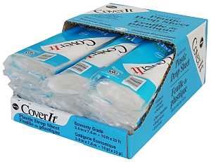 Inteplast Group 131100 Drop Sheet, 25 ft L, 10 ft W, Clear