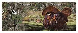 Realtree RTG5500 Tailgate Decal, Turkey with Realtree Xtra Camo, Vinyl Adhesive