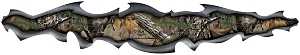 Realtree RT-TMG-XT Decal, Torn Metal Graphic, Camouflage Legend, Vinyl Adhesive