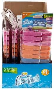 CleanTouch 9637 Clothespin, Plastic