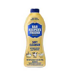 Bar Keepers Friend 11624 Soft Cleanser, 26 oz Bottle, Liquid, Lemon, Orange, White
