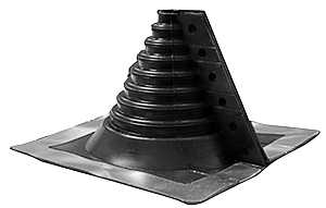 Retro Master Adjustable Flashing Boot 1/4 In. To 4 In. Epdm Rubber