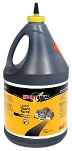 Resistoseal 50006 Crack Filler, Liquid, Black, Slight Petroleum, 1 gal Bottle