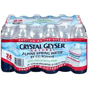 Crystal Geyser 24088-0 Spring Water, 16.9 oz Bottle