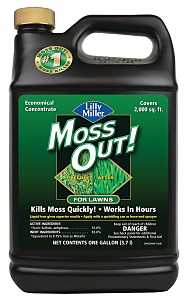 Lilly Miller 100099156 Moss and Algae Killer, Liquid, 1 gal