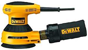 DEWALT DWE6420/D26450 Random Orbit Sander, 3 A, 5 in Pad/Disc, PSA Pad/Disc, Includes: (1) Dust Bag with Vacuum Adapter