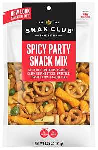 Snak Club 700530 Spicy Party Mix, Salty, 7.5 oz