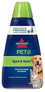 Bissell 74R7 2X Concentrated Pet Stain and Odor Remover, Liquid, Characteristic, 32 oz Bottle