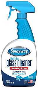 Sprayway SW5000R Glass Cleaner, 32 oz Bottle, Liquid, Fresh, Blue