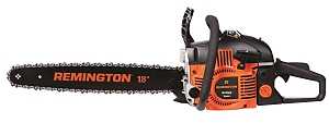Remington 41BY462S883 Chainsaw, Gas, 46 cc Engine Displacement, 20 in L Bar, Cushioned Handle
