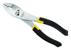 STANLEY 84-026 Slip Joint Plier, 8-3/8 in OAL, 43/64 in Jaw Opening, Ergonomic Handle, 7/8 in W J...