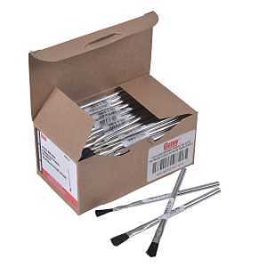 Oatey 30712 Acid Brush, 3 in L x 1/2 in W Brush, Tin Handle, 6 in OAL