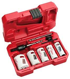 Milwaukee Hole Dozer 49-22-4006 Hole Saw Kit, 9-Piece