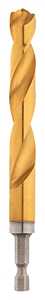 Milwaukee SHOCKWAVE 48-89-4613 Impact Drill Bit, 1/4 in Dia, 4.13 in OAL, Twist Flute, 1/4 in Dia Shank, Hex Shank