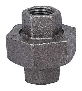 ProSource B342 8 Pipe Union, 1/4 in, Threaded, Iron, 40 Schedule, 300 psi Pressure
