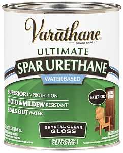 Rust-Oleum 250041H Urethane Paint, Gloss, Liquid, Crystal Clear, 1 qt, Can