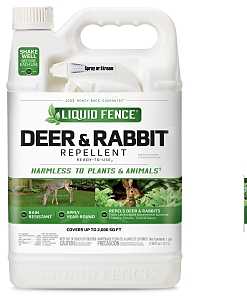 Liquid Fence HG-70109 Deer and Rabbit Repellent, Ready-to-Spray, 2000 sq-ft Coverage